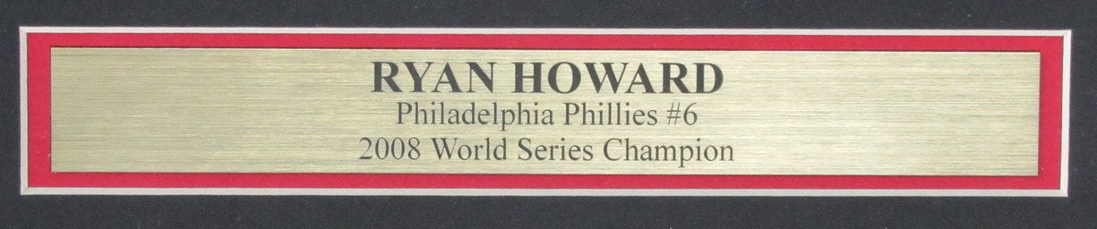 Ryan Howard Philadelphia Phillies Signed/Auto 16x20 Photo Framed JSA 168470
