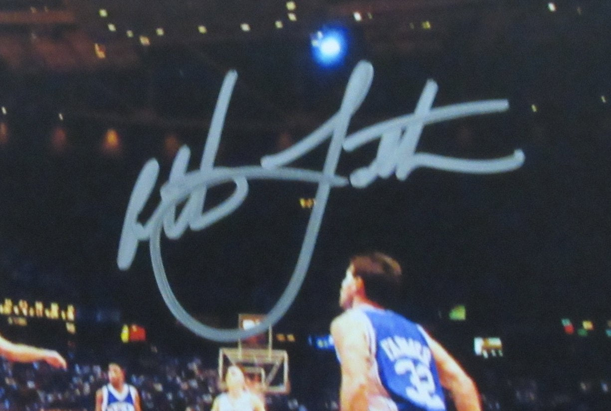 Christian Laettner Autographed Duke Blue Devils 8x10 Photo JSA 187702