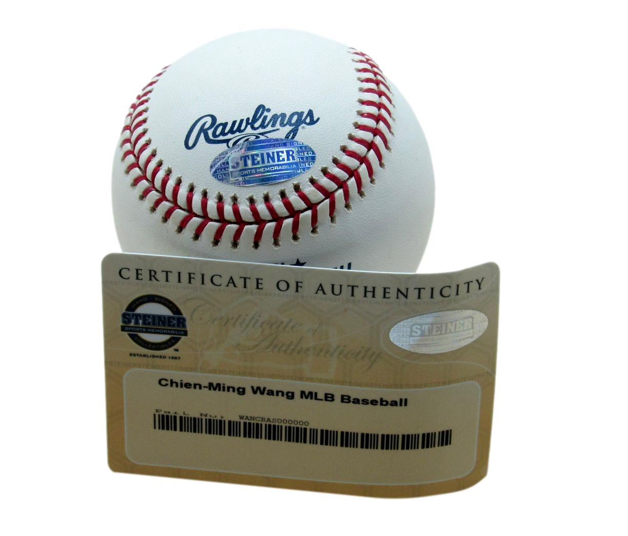 Chien-Ming Wang Signed/Autographed OML Baseball New York Yankees Steiner 184928