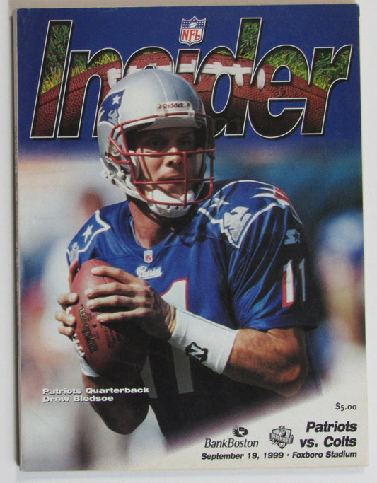 September 19, 1999 New England Patriots vs. Colts NFL Insider Program