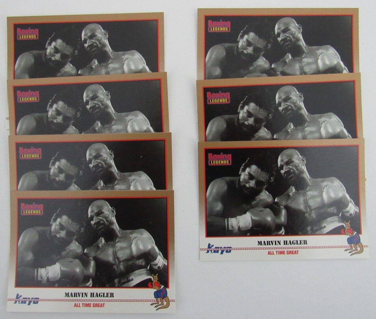 Lot of 7 Marvin Hagler Boxer 1991 Kayo Trading Cards #149 158130