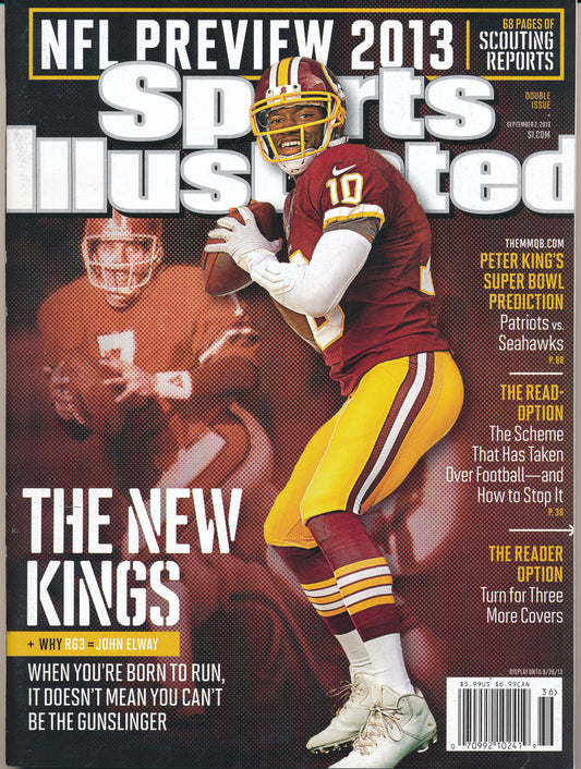 September 2, 2013 Robert Griffin III Sports Illustrated Magazine NO LABEL 182323