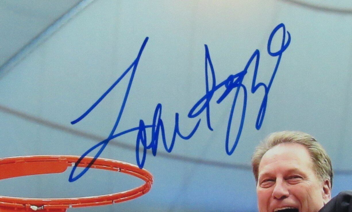 Tom Izzo Autographed 11x14 Photo Michigan State Basketball Coach Framed Beckett