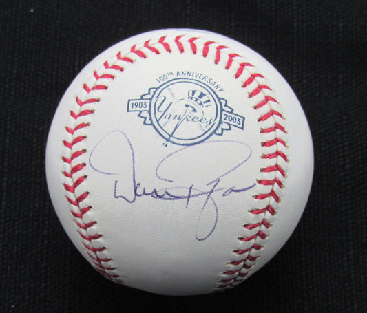 Dan Pasqua Signed/Auto Yankees 100th OML Baseball JSA  186774