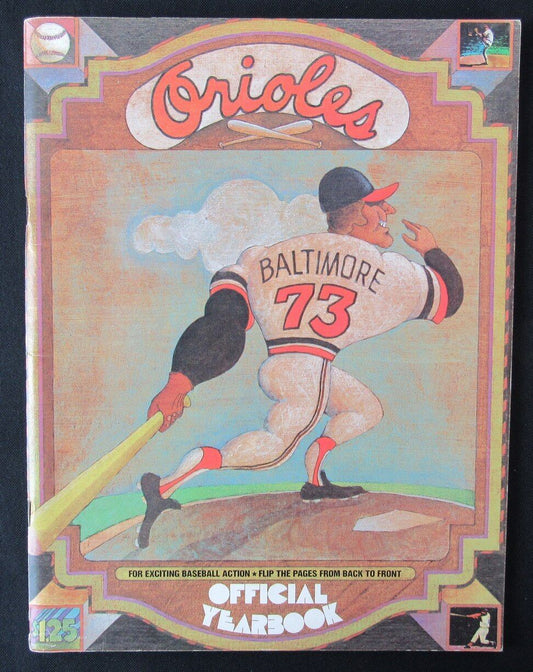 1973 Baltimore Orioles Baseball Official Yearbook