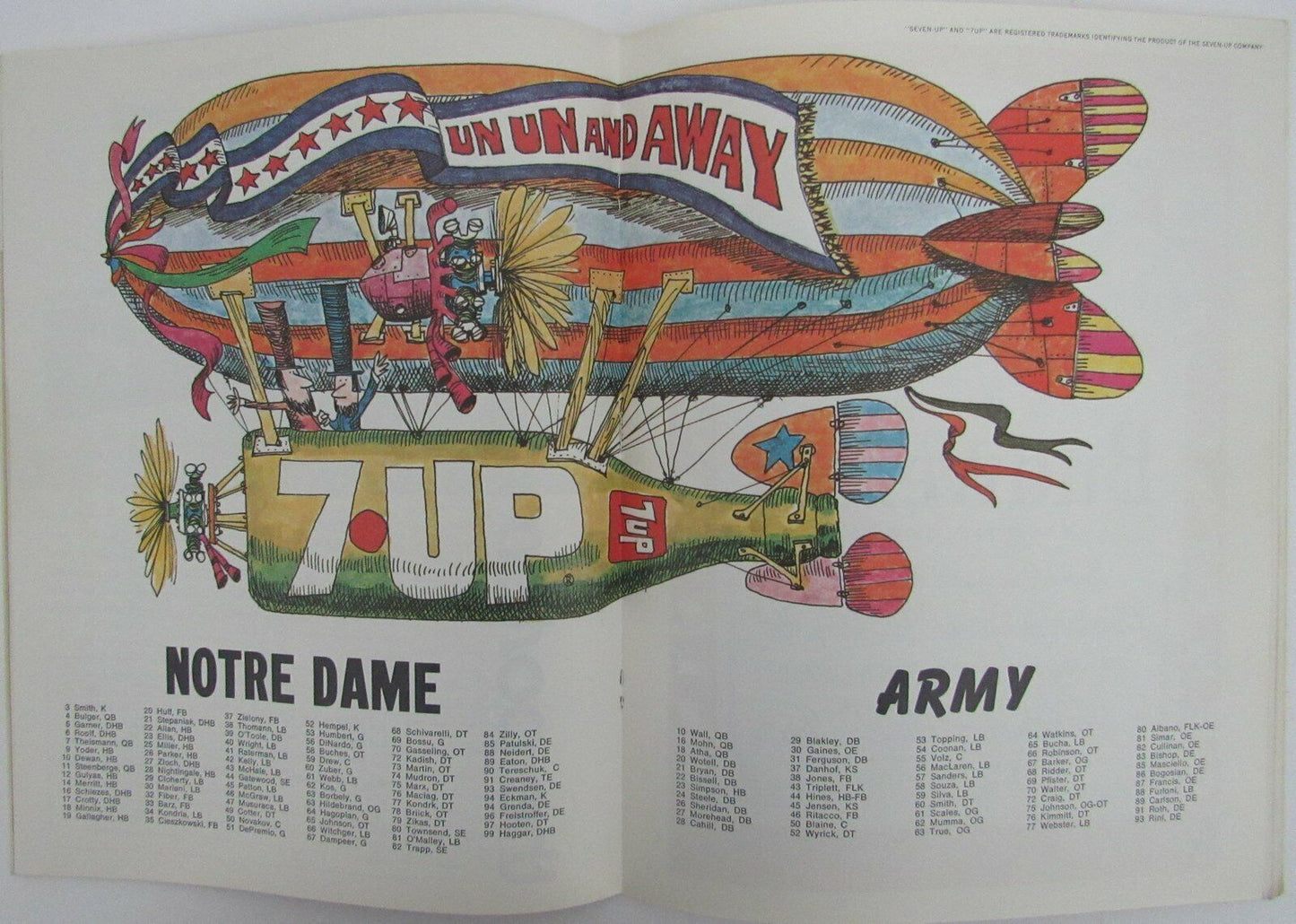 1970 Army vs. Notre Dame College Football Game Program 144730