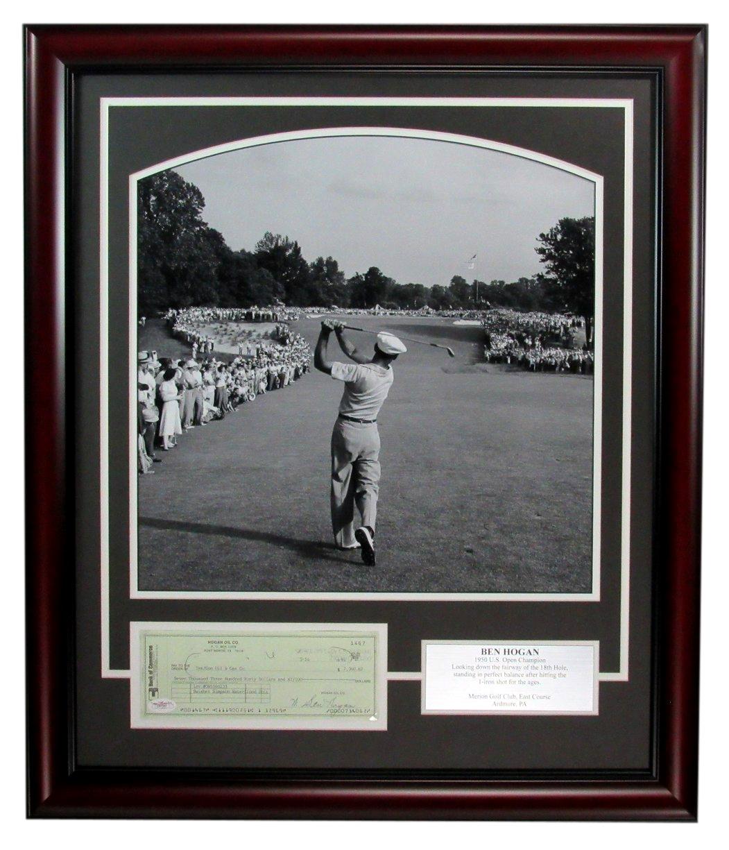 Ben Hogan 1950 U.S. Open Signed/Auto 16x20 Photo Collage Framed JSA 189339