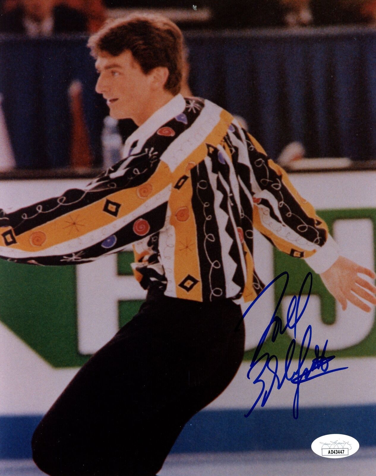 Todd Eldredge Autographed 8x10 Photo Olympic USA Figure Skating JSA