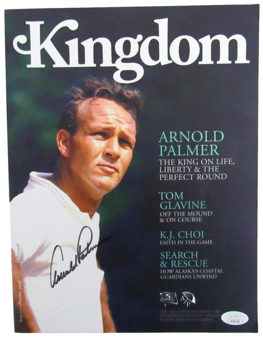 Arnold Palmer Signed/Autographed Summer 2008 Kingdom Magazine JSA 165911