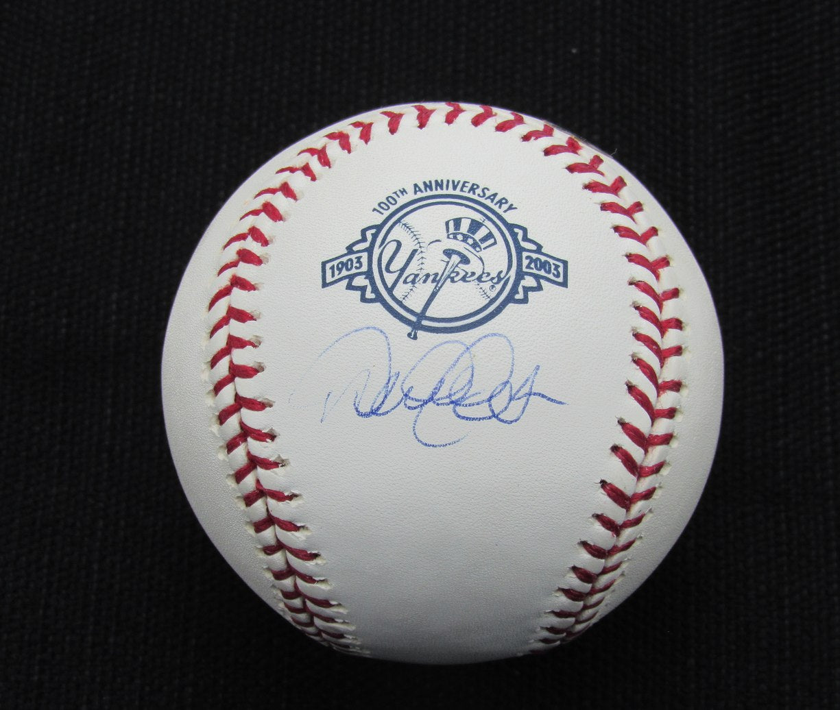 Derek Jeter Signed/Auto Yankees 100th OML Baseball STEINER 187136