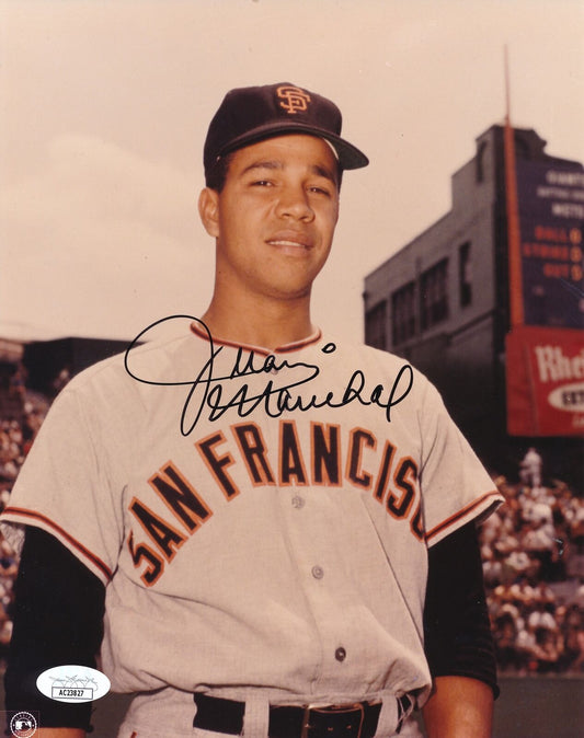 Juan Marichal HOF Autographed 8x10 Photo San Francisco Giants JSA