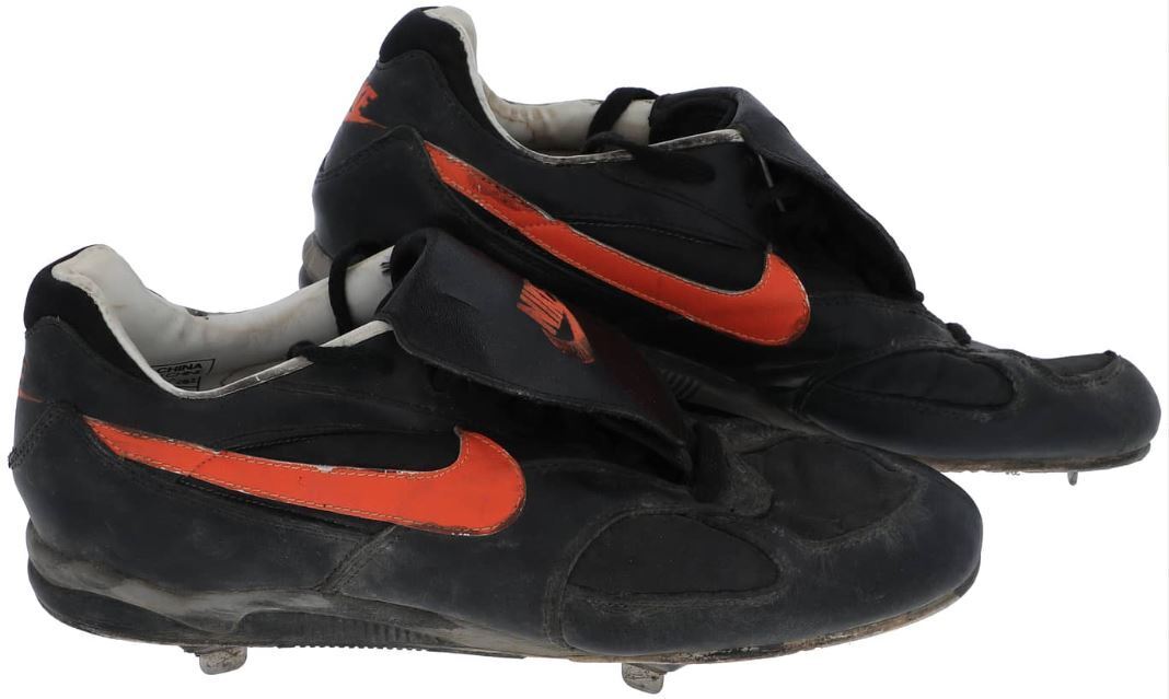 May 2, 1993 - Cal Ripken Jr. Game-Used Pair of Nike Cleats - Ripken LOA 181035