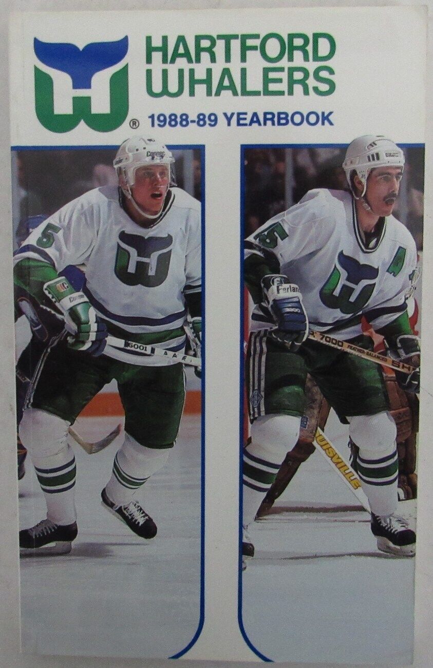 1988-89 Hartford Whalers Yearbook Media Guide 176833