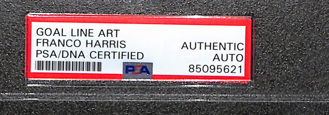 Franco Harris HOF Signed 1994 GLAC Card Pittsburgh Steelers PSA/DNA 183810