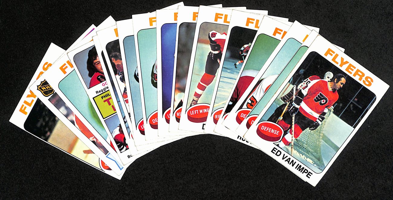 1975-76 Topps Hockey Philadelphia Flyers Team (22/24) Cards 189203