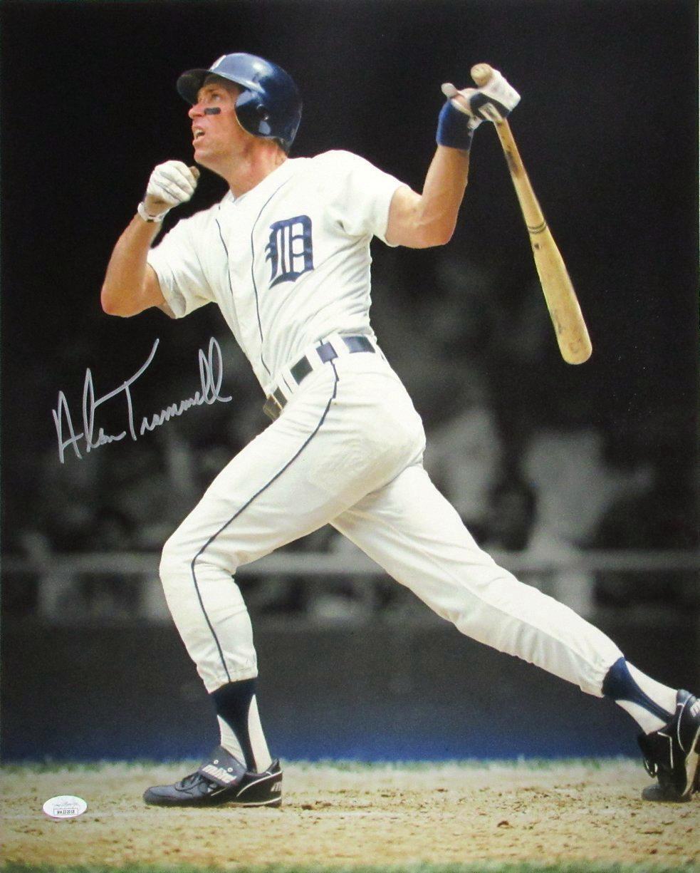 Alan Trammell HOF Autographed 16x20 Photo Detroit Tigers JSA