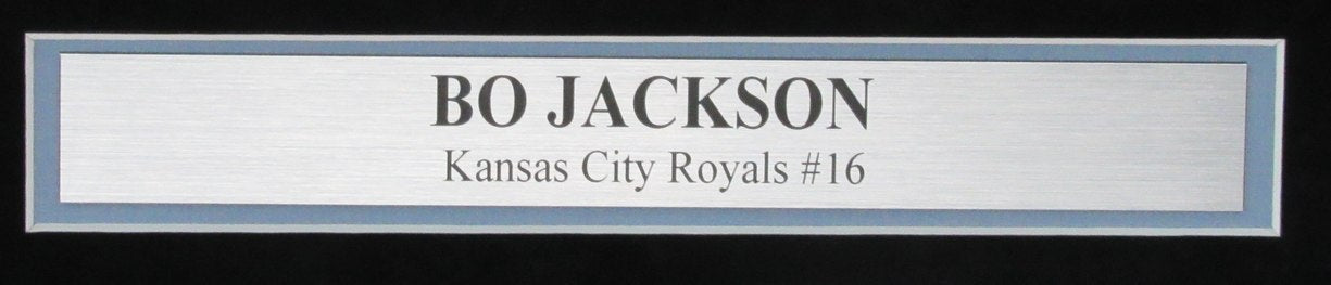 Bo Jackson Signed/Auto 16x20 Photo Kansas City Royals Framed Beckett 192365