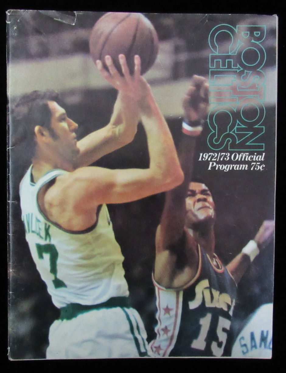 1972/73 Basketball Game Program Boston Celtics - No Scorecard 189168