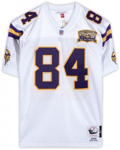 Randy Moss HOF Autographed Mitchell & Ness Football Jersey Vikings Fanatics