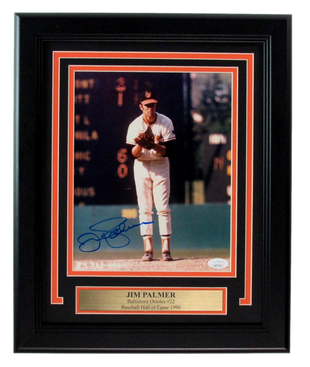 Jim Palmer HOF Signed/Autographed 8x10 Photo Baltimore Orioles Framed JSA 190846