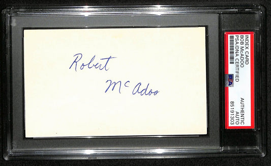 Bob McAdoo HOF Signed/Auto 3x5 Index Card Buffalo Braves PSA/DNA 188570