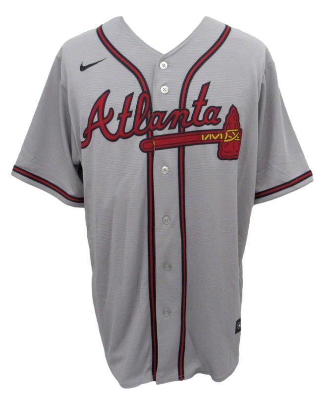 Ronald Acuna Jr. Autographed Nike Baseball Jersey Atlanta Braves Beckett 181962