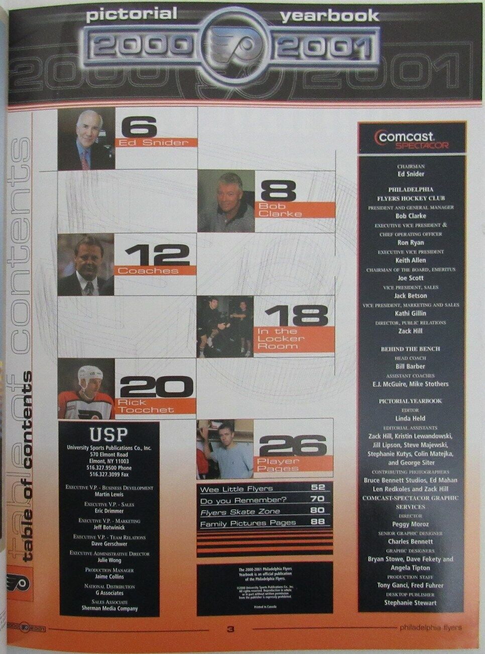 2000/2001 Philadelphia Flyers Pictorial Yearbook 165073