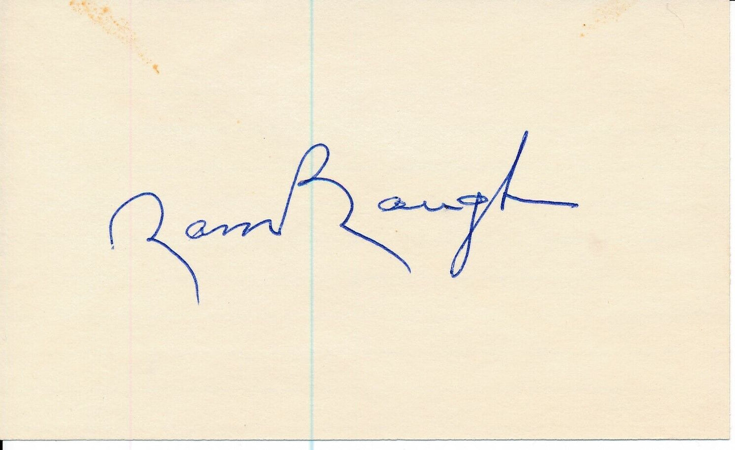 Sammy Baugh HOF Washington Redskins Signed/Autographed 3x5 Index Card 163927