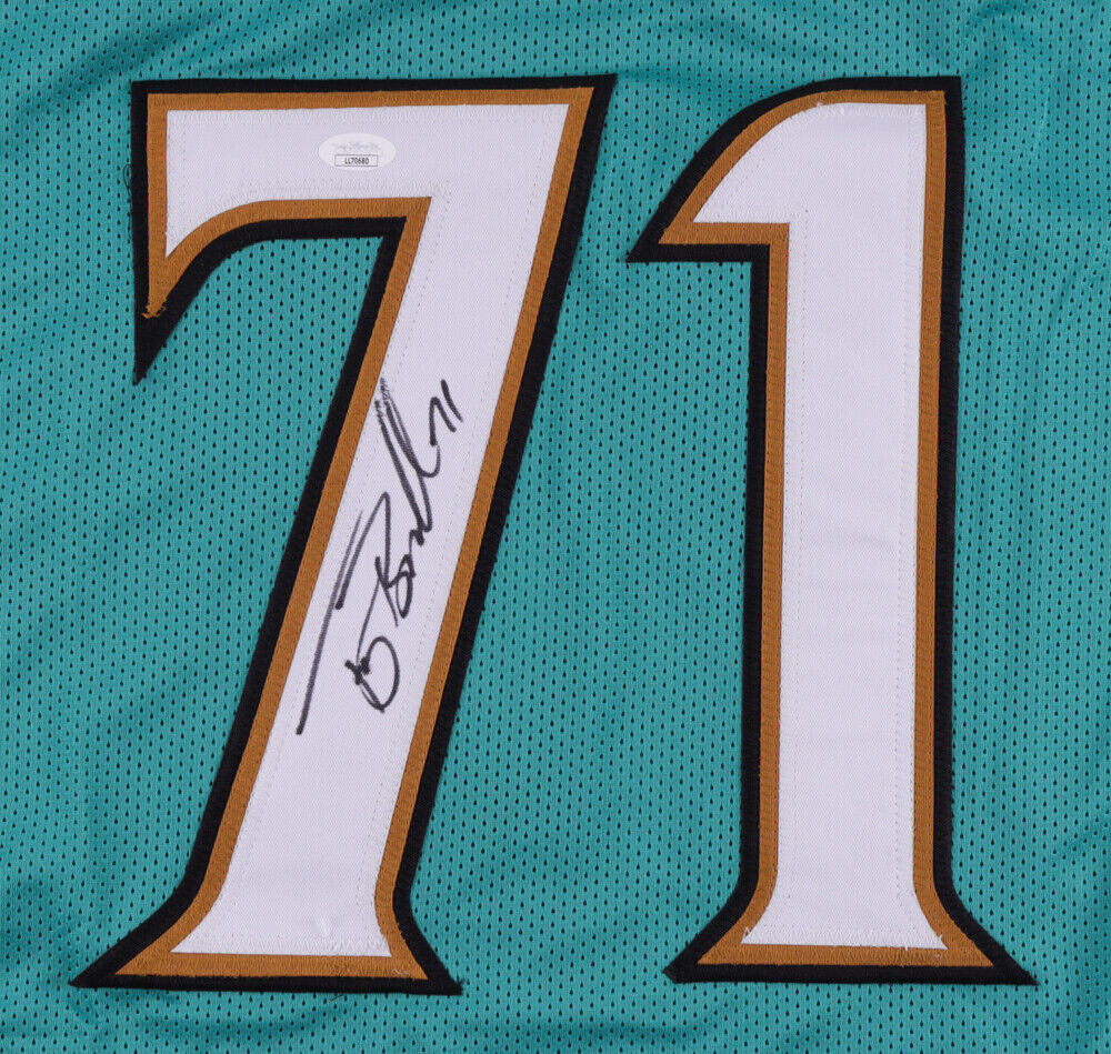 Tony Boselli Signed/Autographed Jaguars Custom Football Jersey JSA 162038