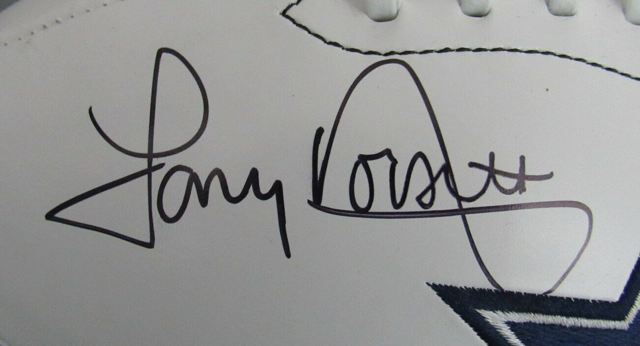 Tony Dorsett HOF Signed/Auto Dallas Cowboys Logo Football PSA/DNA 163702