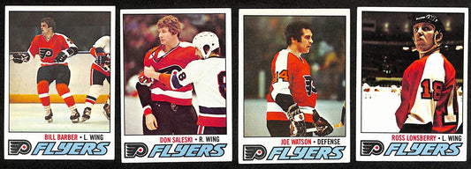 1977 Topps Hockey Philadelphia Flyers Near Complete Team Set 18/19 Cards 189327