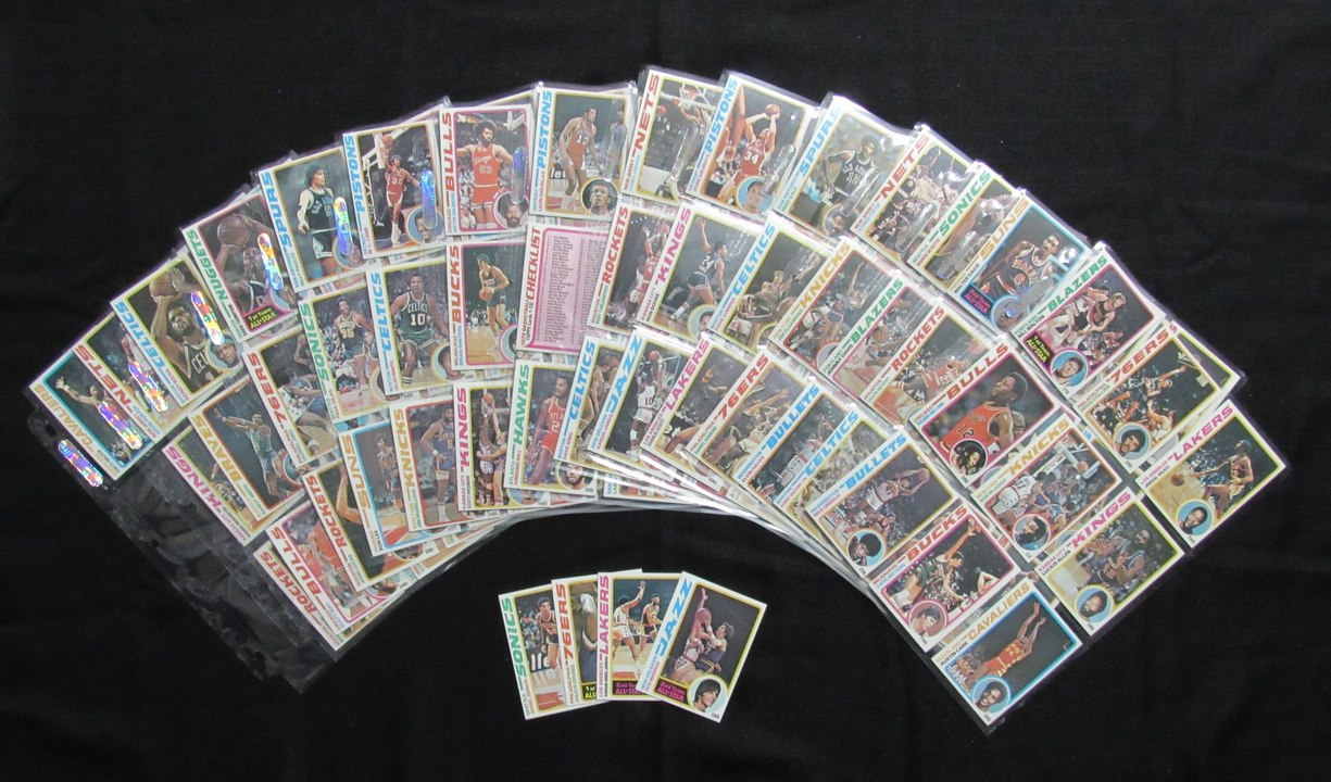 1978-79 TOPPS Basketball Complete Set (132) Erving Maravich Abdul-Jabbar 190309