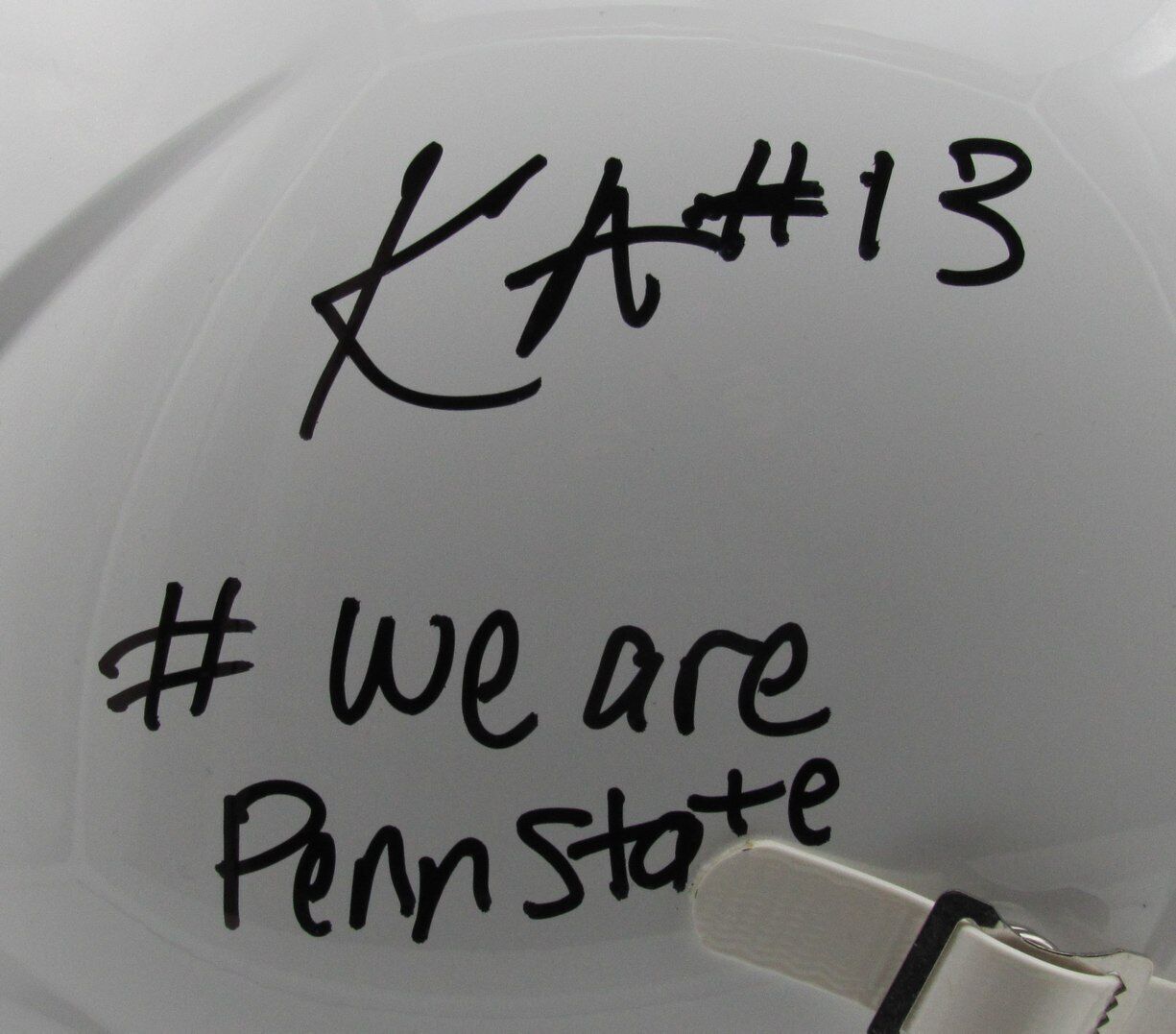 Kaytron Allen Signed/Inscr Full Size Speed Replica Helmet Penn State PSA/DNA