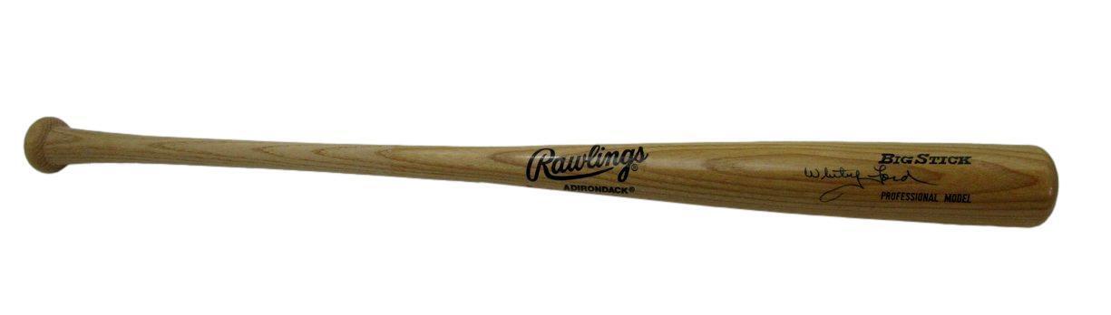 Whitey Ford HOF Autographed Adirondack Big Stick Bat Yankees JSA 180929