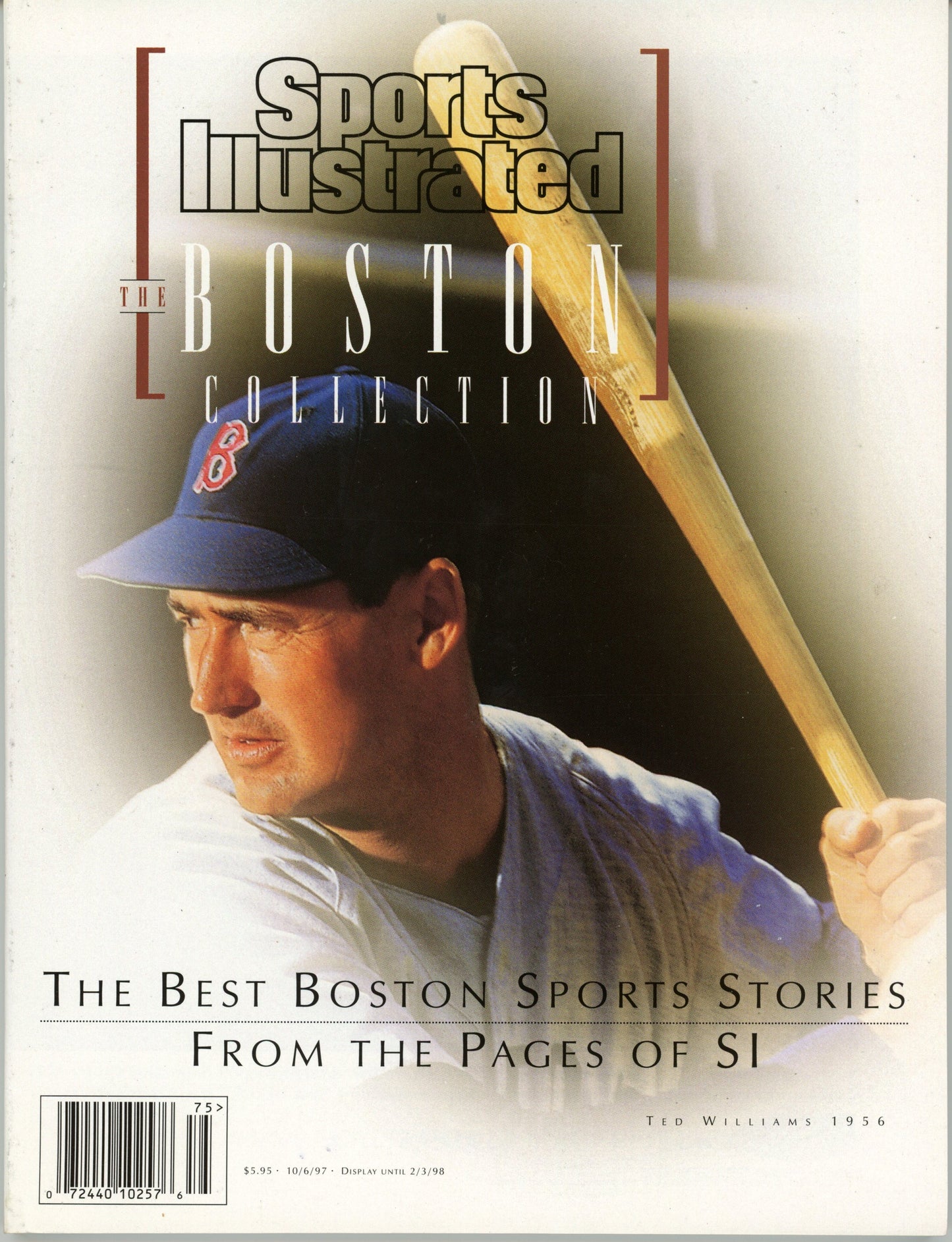 October 6, 1997 Ted Williams Red Sox Sports Illustrated Magazine NO LABEL 182357