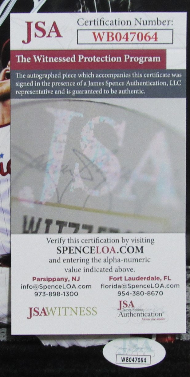 Brad Lidge/Carlos Ruiz Dual-Autographed 8x10 Photo Phillies JSA 183377