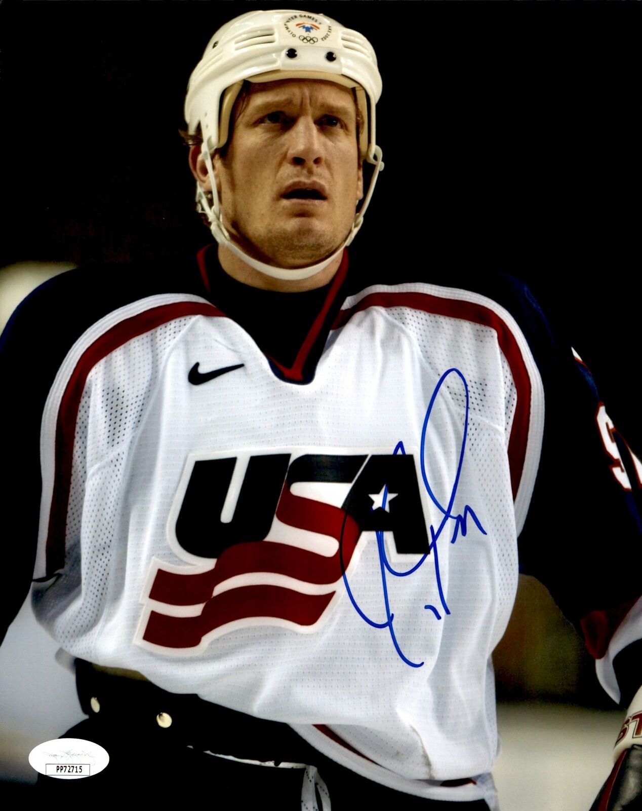 Jeremy Roenick Team USA Signed/Autographed 8x10 Photo JSA 160919