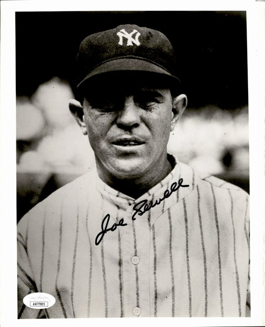 Joe Sewell HOF Signed/Auto 8x10 Photo New York Yankees JSA 191133