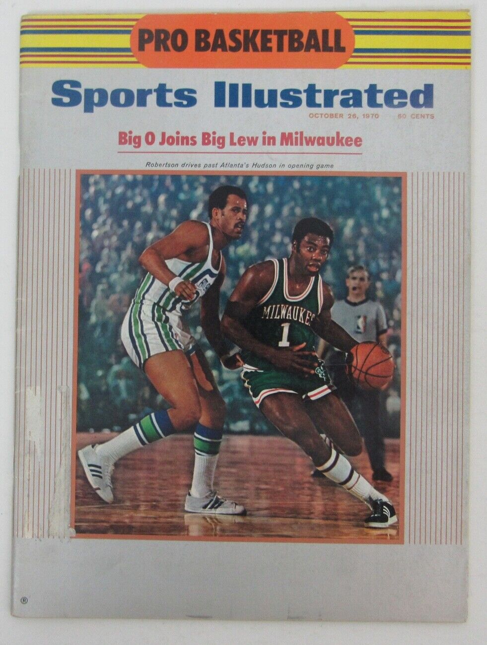 Oscar Robertson Milwaukee Bucks 1970 Sports Illustrated No Label  152042