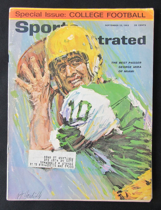 September 23, 1963 Sports Illustrated Magazine George Mira on Cover 190387