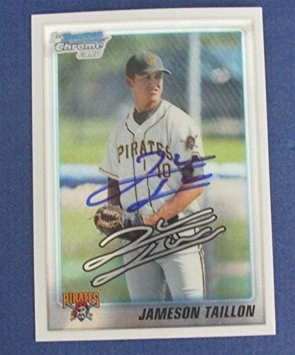 Jameson Taillon Pirates Signed/Auto Bowman Chrome 2010 Baseball Card #BDPP79