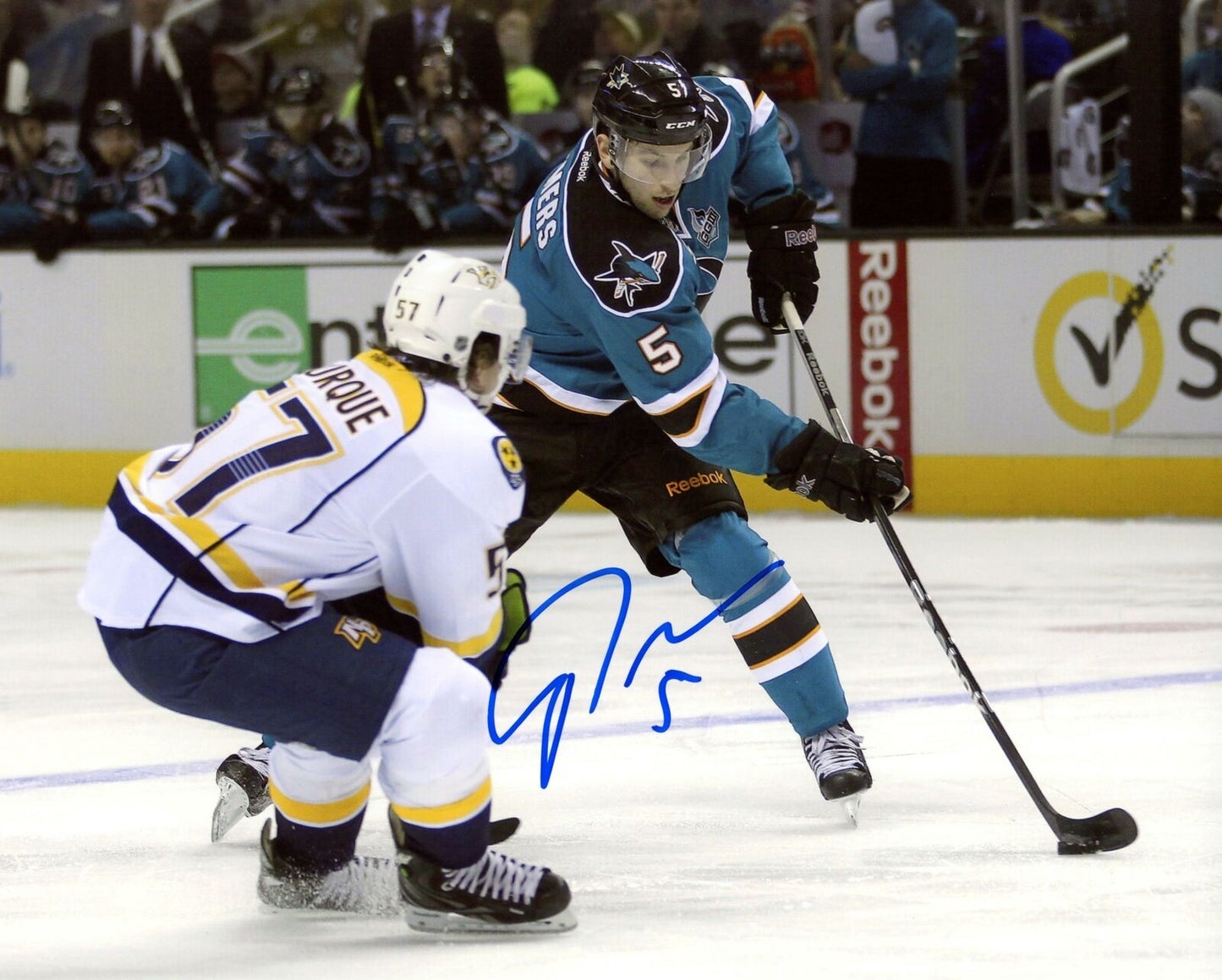 Jason Demers San Jose Sharks Signed/Autographed 8x10 Photo 153361