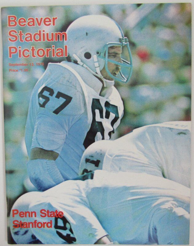 1975 Penn State Nittany Lions vs. Stanford Football Program 138489