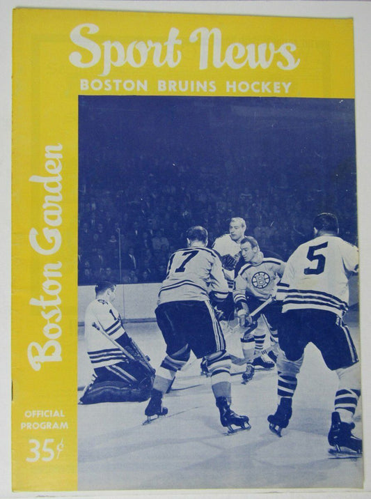 Boston Bruins NHL Hockey Program vs. Toronto Maple Leafs 1/13/63 146233