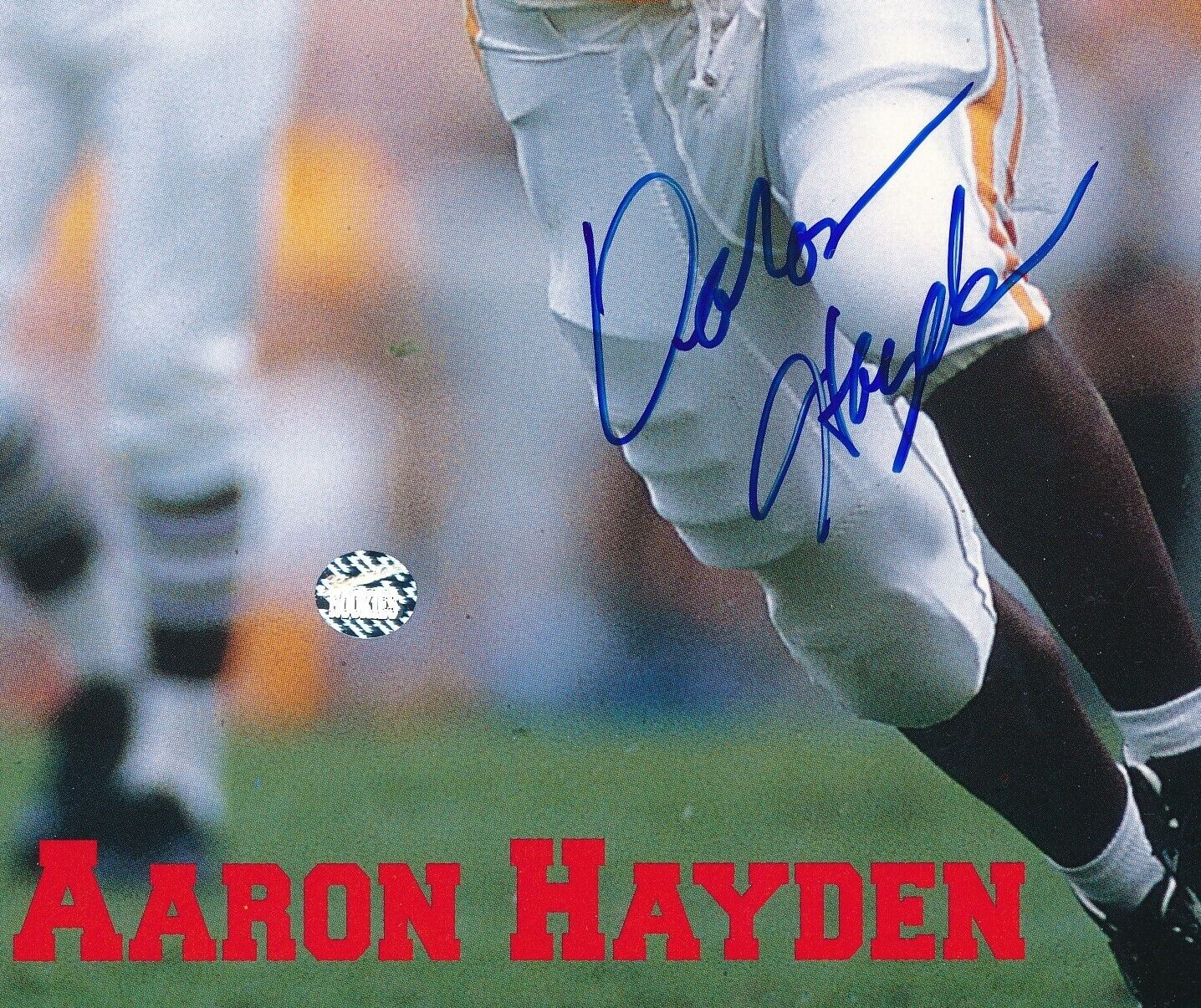 Aaron Hayden Autographed Signature Rookies 8x10 Photo University of Tennessee