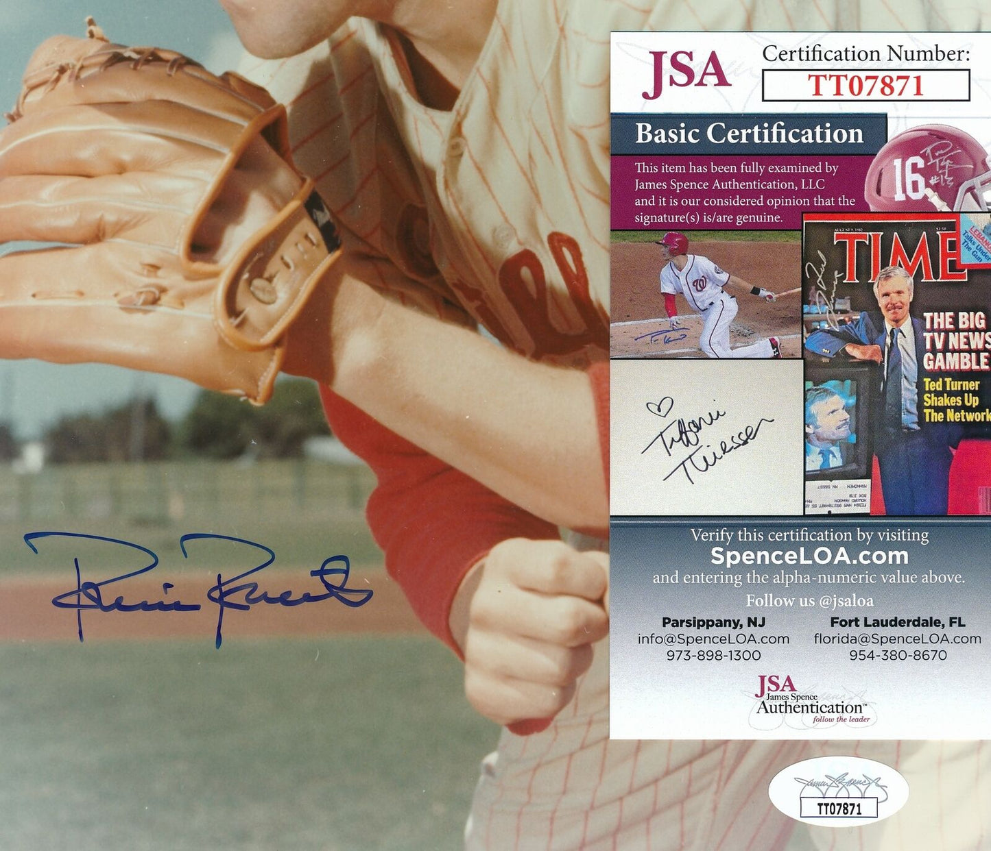 Robin Roberts HOF Philadelphia Phillies Signed/Autographed 8x10 Photo JSA 165026