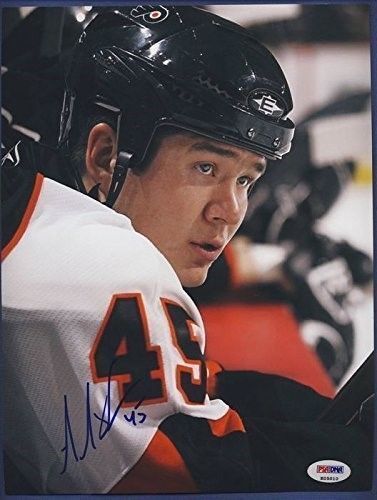 Arron Asham Flyers Signed 8X10 Photo PSA/DNA 132541