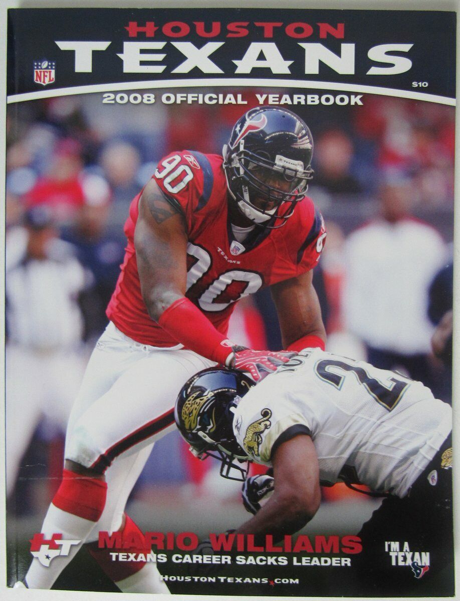 2008 Houston Texans NFL Football Official Team Yearbook 146123