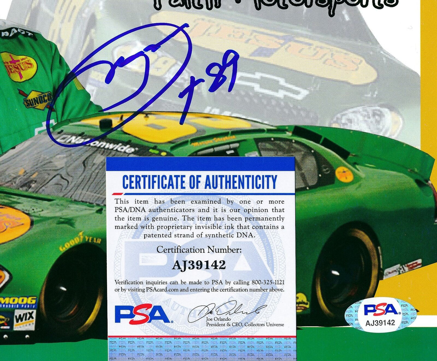 Morgan Shepherd NASCAR Driver Signed/Autographed 8x10 Photo PSA/DNA 164364