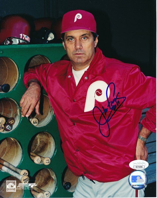 Jim Fregosi 1993 Philadelphia Phillies Signed/Autographed 8x10 Photo JSA 144333